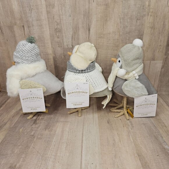 Wondershop Target Birds 2022 Purl Tricot Loop Holiday Christmas Snowbirds Tags - Picture 2 of 5